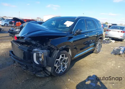 2021 Hyundai Palisade Calligraphy from USA, damaged, VIN KM8R7DHE7MU231854